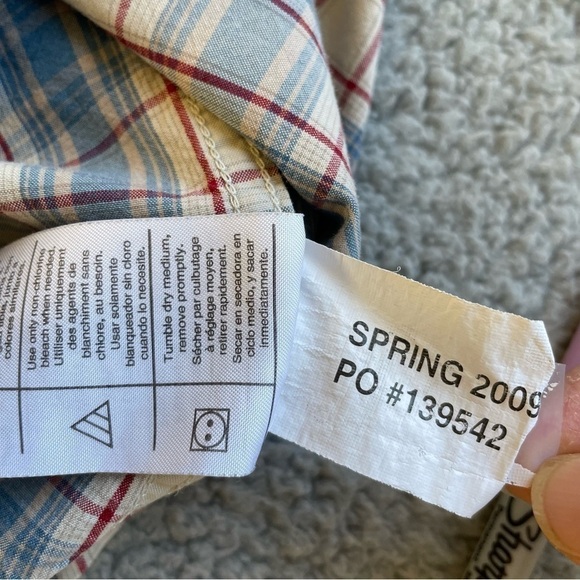 Carhartt shirt Men's S plaid collar Button down pocketed, Logo .100% Cotton - Picture 8 of 11